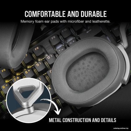 Наушники Corsair HS65 Surround (белый)