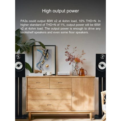 Усилитель мощности Topping PA3s (серебристый)