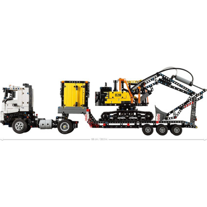 Конструктор LEGO Technic Грузовик Volvo FMX и электрический экскаватор EC230 42175