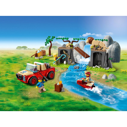 Конструктор LEGO City 60301 Спасательный внедорожник для зверей