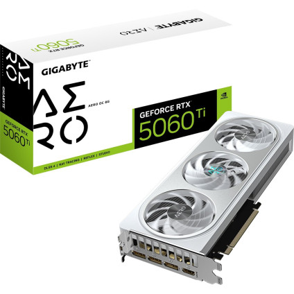 Видеокарта Gigabyte GeForce RTX 5060 Ti Aero OC 8G GV-N506TAERO OC-8GD