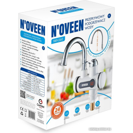 Проточный электрический водонагреватель-кран N'oveen IWH360