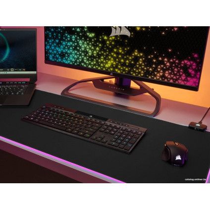Клавиатура Corsair K100 AIR Wireless RGB (Cherry MX Ultra-Low Profile Tactile, нет кириллицы)