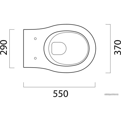 Унитаз подвесной GSI Classic [871211] (без сиденья)