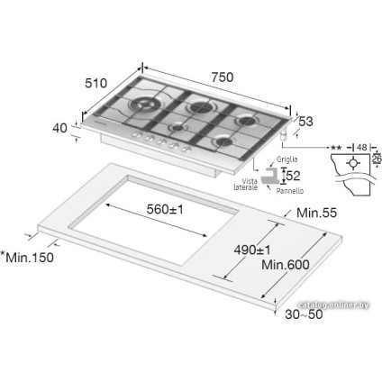 Варочная панель Samsung NA75J3030AS