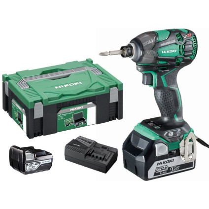 Винтоверт Hikoki WH18DBDL2 WPZ (с 2-мя АКБ, кейс)