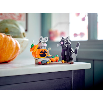 Конструктор LEGO 40570 Кошка и мышь на Хэллоуин