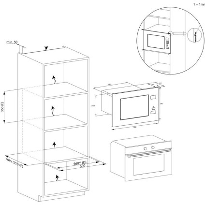 Микроволновая печь Candy CA38FL7N20WXB