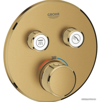Смеситель без скрытого механизма Grohe Grohtherm SmartControl 29119GN0 (холодный рассвет, матовый)