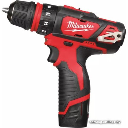 Дрель-шуруповерт Milwaukee M12 BDDXKIT-202C 4933447836 (с 2-мя АКБ, кейс)