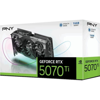 Видеокарта PNY GeForce RTX 5070 Ti Triple Fan VCG5070T16TFXPB1