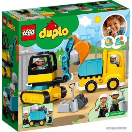 Конструктор LEGO Duplo 10931 Грузовик и гусеничный экскаватор