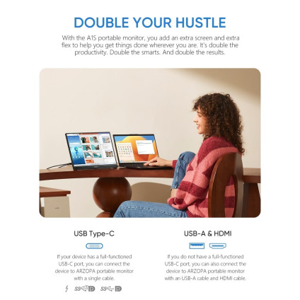 Портативный монитор Arzopa A1S