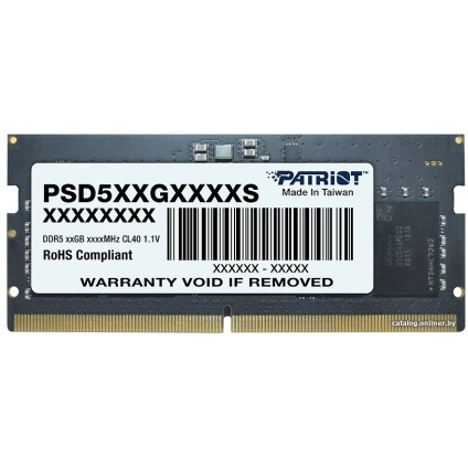 Оперативная память Patriot Signature Line 16ГБ DDR5 5600 МГц PSD516G560081S