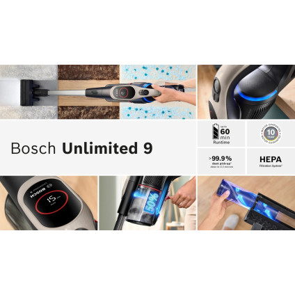 Пылесос Bosch Unlimited 9 BCS931GAC