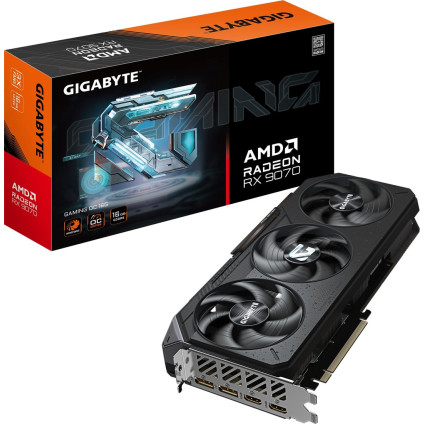 Видеокарта Gigabyte Radeon RX 9070 Gaming OC 16G GV-R9070GAMING OC-16GD