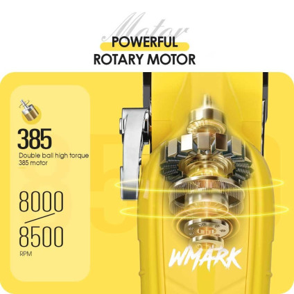 Машинка для стрижки волос Wmark NG-139 (желтый)