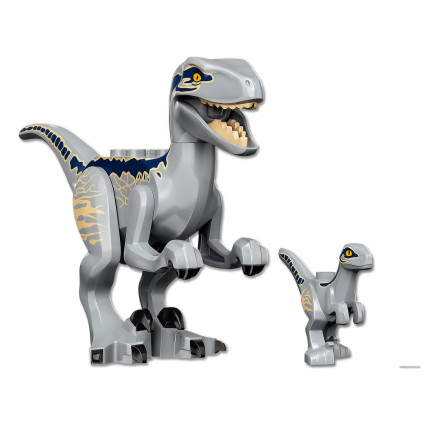 Конструктор LEGO Jurassic World 76946 Блу и поимка бета-велоцираптора