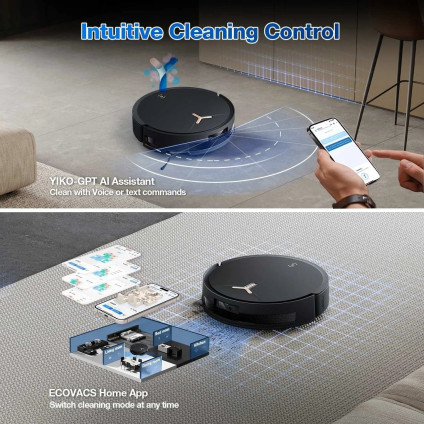 Робот-пылесос Ecovacs Deebot T50 Max Pro Omni (черный)