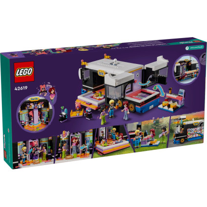 Конструктор LEGO Friends 42619 Автобус для туров поп-звезд