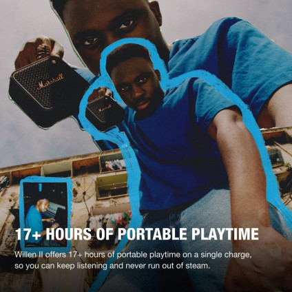 Беспроводная колонка Marshall Willen II (черный/латунь)