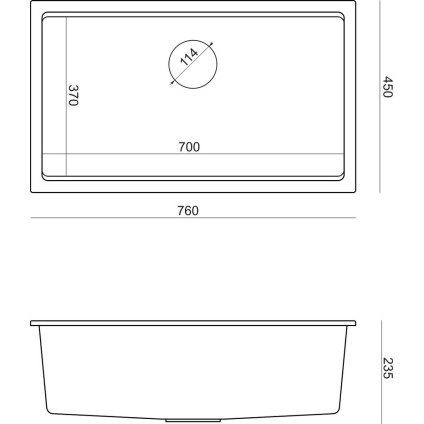 Кухонная мойка Quadron HQD7644U1PVDG1U