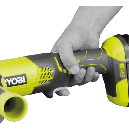 Угловая шлифмашина Ryobi R18AG-140S 5133003876 (с 1-им АКБ, сумка)