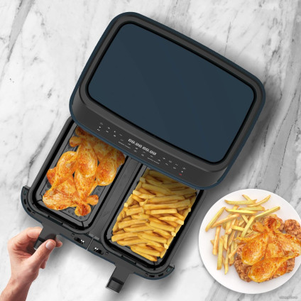 Аэрогриль (аэрофритюрница) TurboTronic TT-DAF6W (синий)