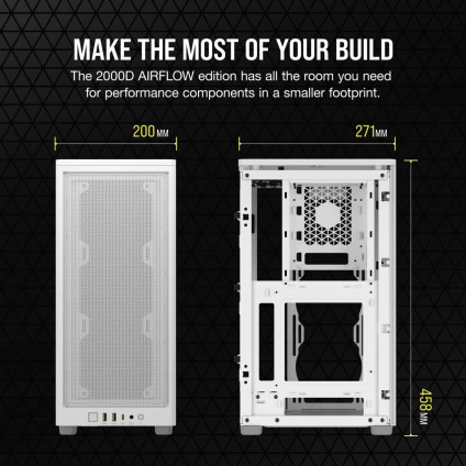 Корпус Corsair 2000D Airflow CC-9011245-WW