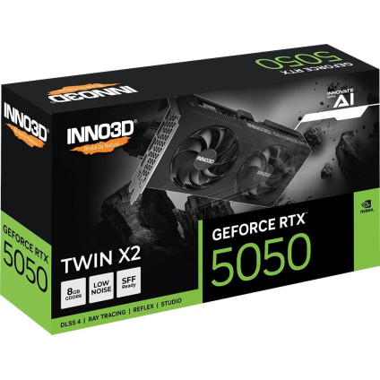 Видеокарта Inno3D GeForce RTX 5050 Twin X2 N50502-08D6-174071N
