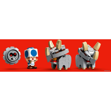 Конструктор LEGO Super Mario 71390 Нокдаун резноров. Дополнительный набор