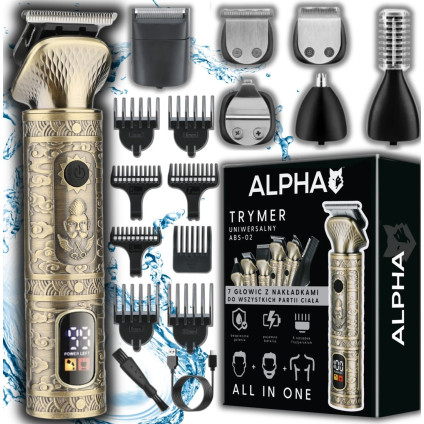 Триммер для бороды и усов Alpha ABS-02
