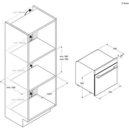 Электрический духовой шкаф Haier H6 ID2P5B3YTB