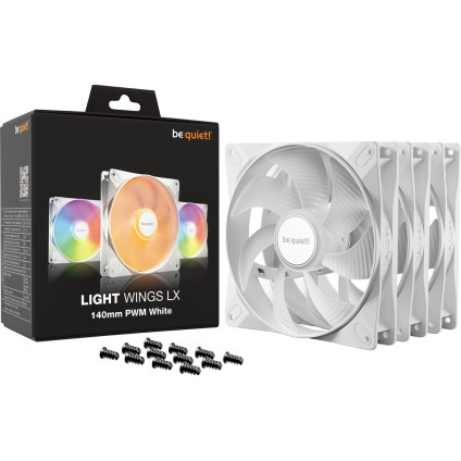Комплект вентиляторов для корпуса be quiet! Light Wings LX 140mm PWM 3-Pack W BL128
