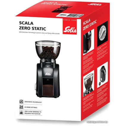 Электрическая кофемолка Solis Scala Zero Static 1662