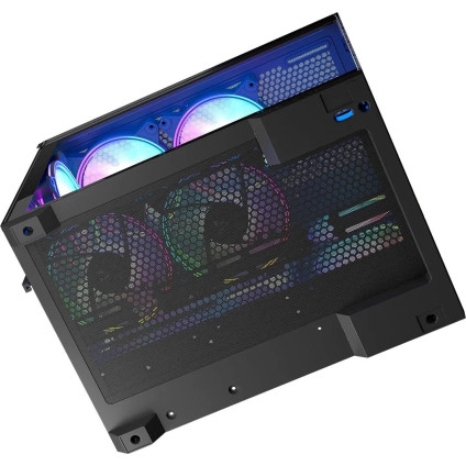 Корпус MODECOM Volcano Panorama Apex ARGB 3F Midi (темно-серый)