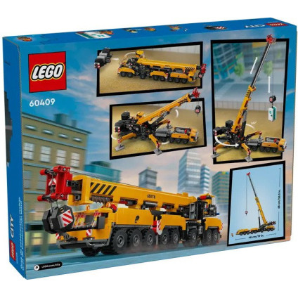 Конструктор LEGO City 60409 Желтый мобильный строительный кран