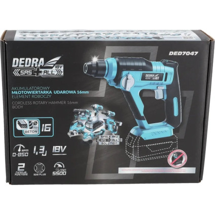 Перфоратор Dedra DED7047 (без АКБ)