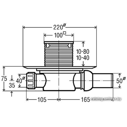 Трап/канал Viega Advantix 583217