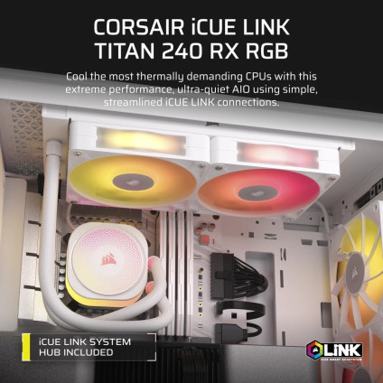 Система жидкостного охлаждения для процессора Corsair iCUE LINK TITAN 240 RX RGB CW-9061020-WW
