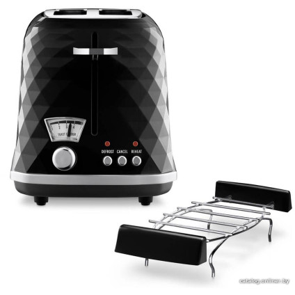 Тостер DeLonghi Brillante CTJ 2103.BK
