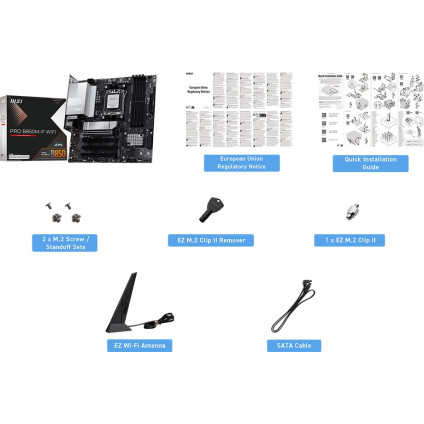 Материнская плата MSI Pro B850M-P WiFi