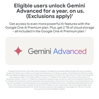 Телефон Google Pixel 9 Pro Fold 16GB/512GB (обсидиан)