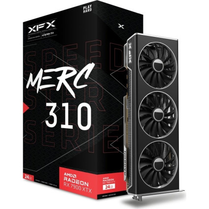 Видеокарта XFX Speedster MERC 310 AMD Radeon RX 7900 XTX Black Edition RX-79XMERCB9
