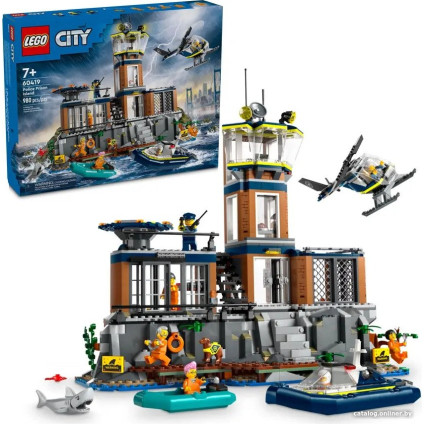 Конструктор LEGO City 60419 Полицейская тюрьма на острове