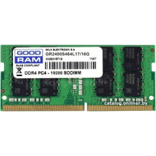 Оперативная память GOODRAM 16GB DDR4 SODIMM PC4-19200 GR2400S464L17/16G
