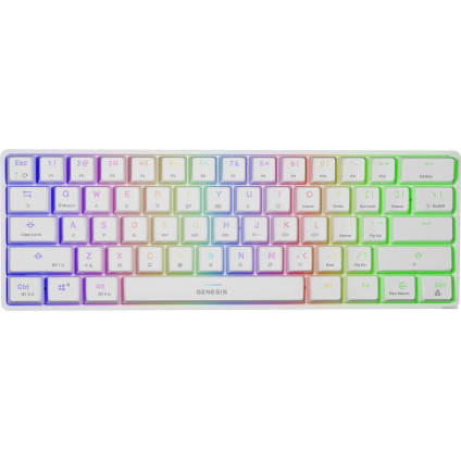 Клавиатура Genesis Thor 660 (белый, нет кириллицы)