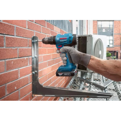 Ударная дрель-шуруповерт Bosch GSB 183-LI Professional 06019K9100 (с 2-мя АКБ, кейс)