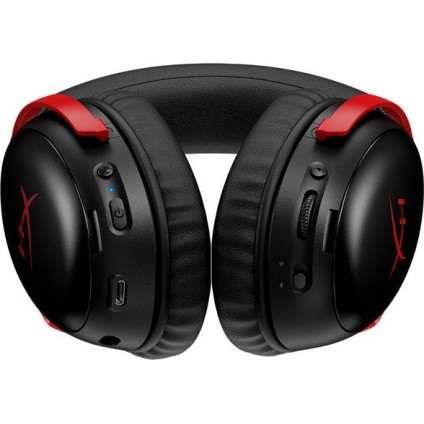 Наушники HyperX Cloud III S Wireless (черный/красный)