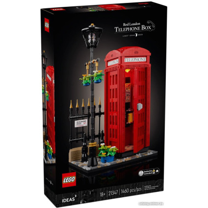 Конструктор LEGO Ideas 21347 Красная лондонская телефонная будка